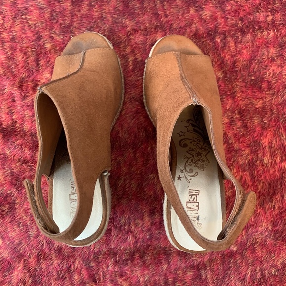 Brash suede espadrilles wedges - Picture 7 of 9